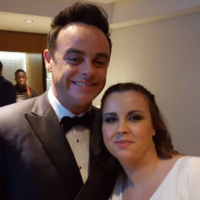 Emma McPartlin with her brother Ant McPartlin